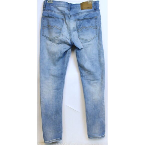 4 Skinny Jeans Lot s 28/30 Teen Blue Black Ripped Stretch Mid Rise Casual Rue 21 - Picture 4 of 16